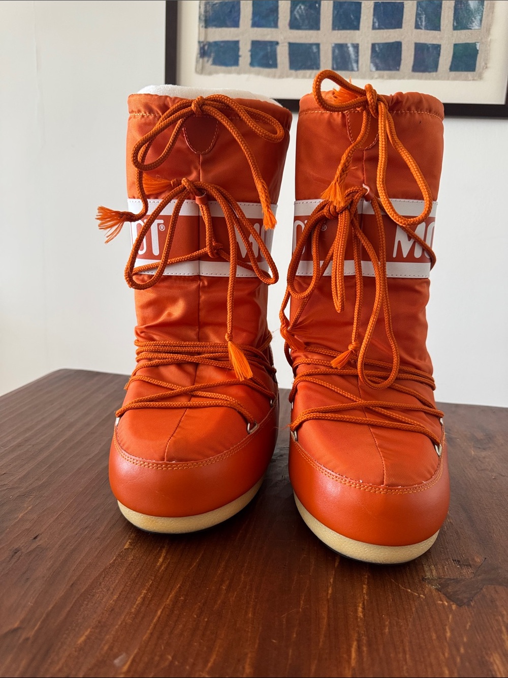 Moon Boot Icon Nylon Boots Sunny Orange 35-38